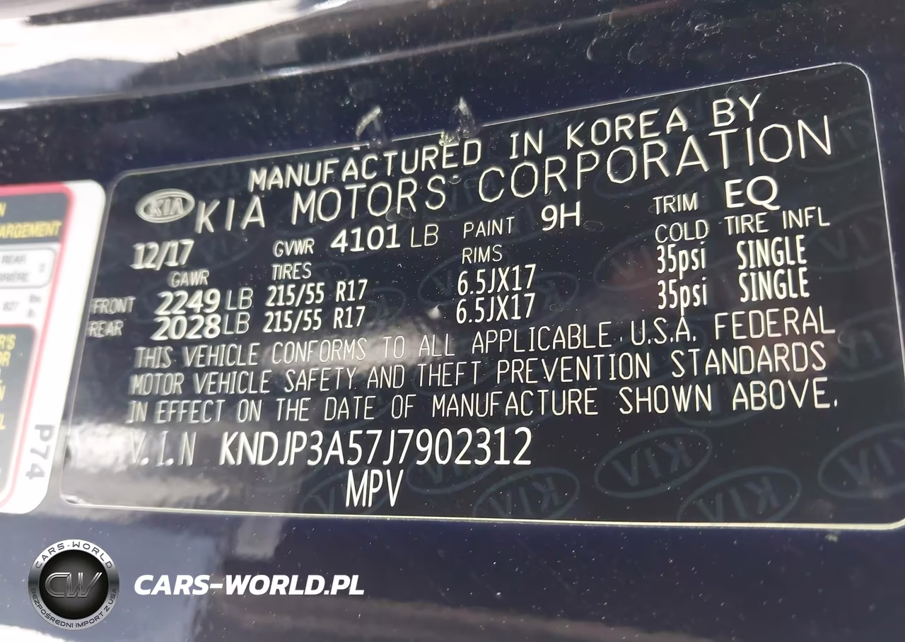 2018 Kia Soul + VIN:KNDJP3A57J7902312 - 9