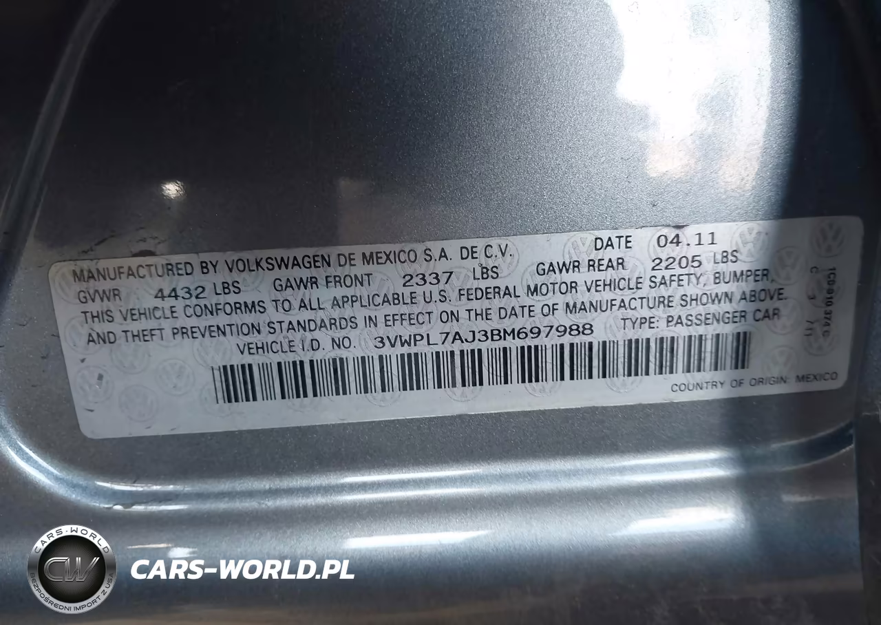 2011 Volkswagen Jetta Sportwagen 2.0L Tdi VIN:3VWPL7AJ3BM697988 - 9