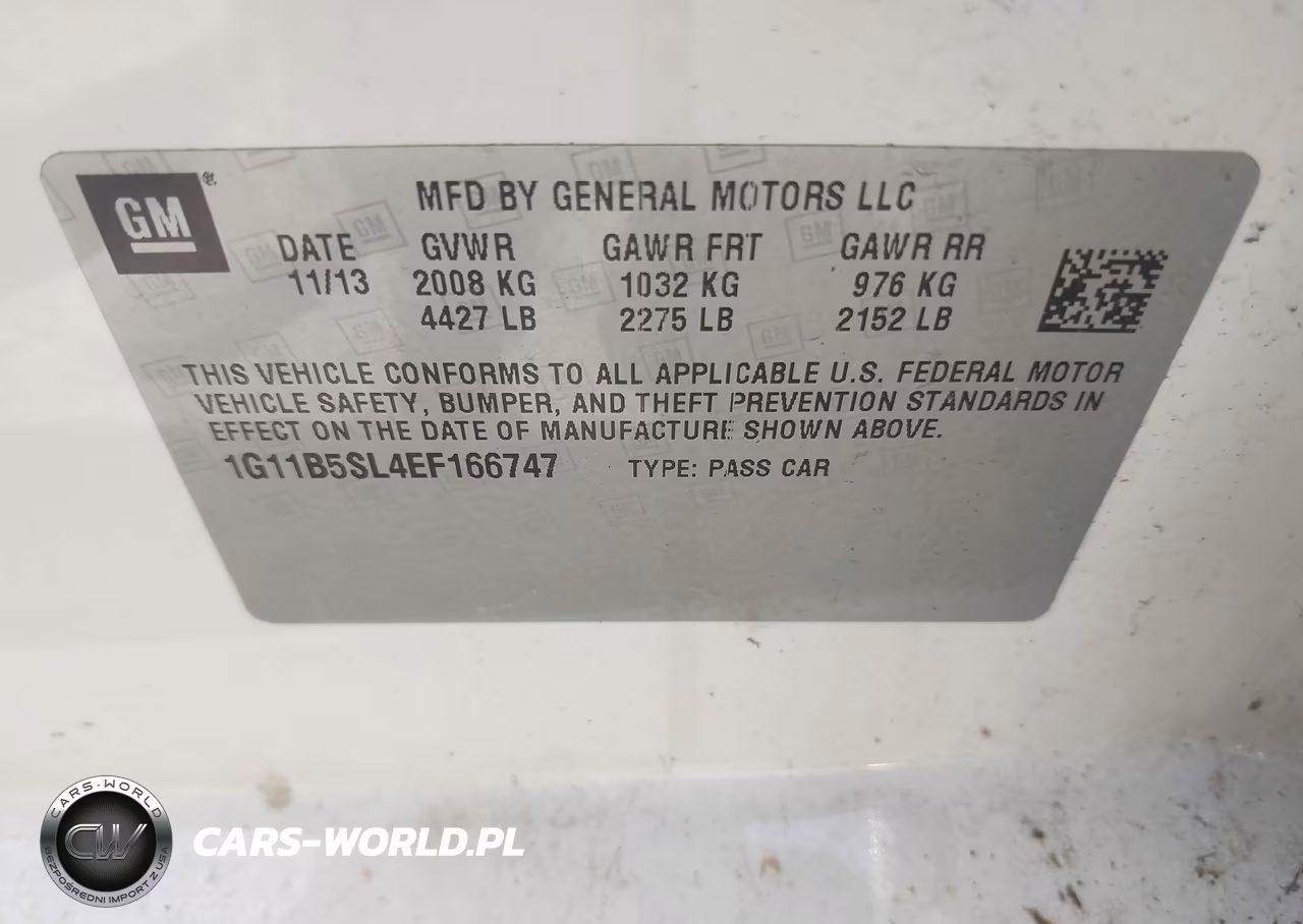 2014 Chevrolet Malibu 1Ls VIN:1G11B5SL4EF166747 - 9