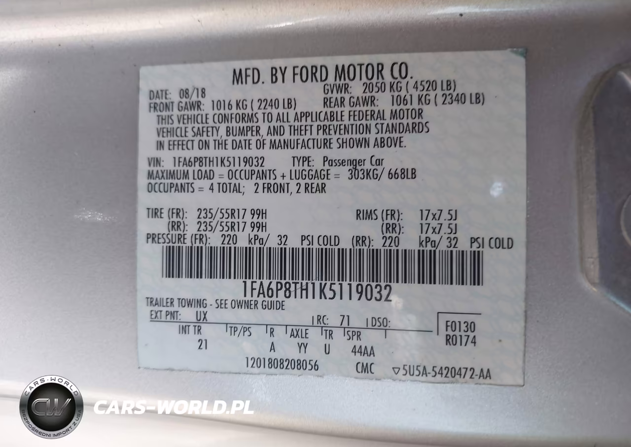 2019 Ford Mustang Ecoboost-Ecoboost Premium VIN:1FA6P8TH1K5119032 - 9