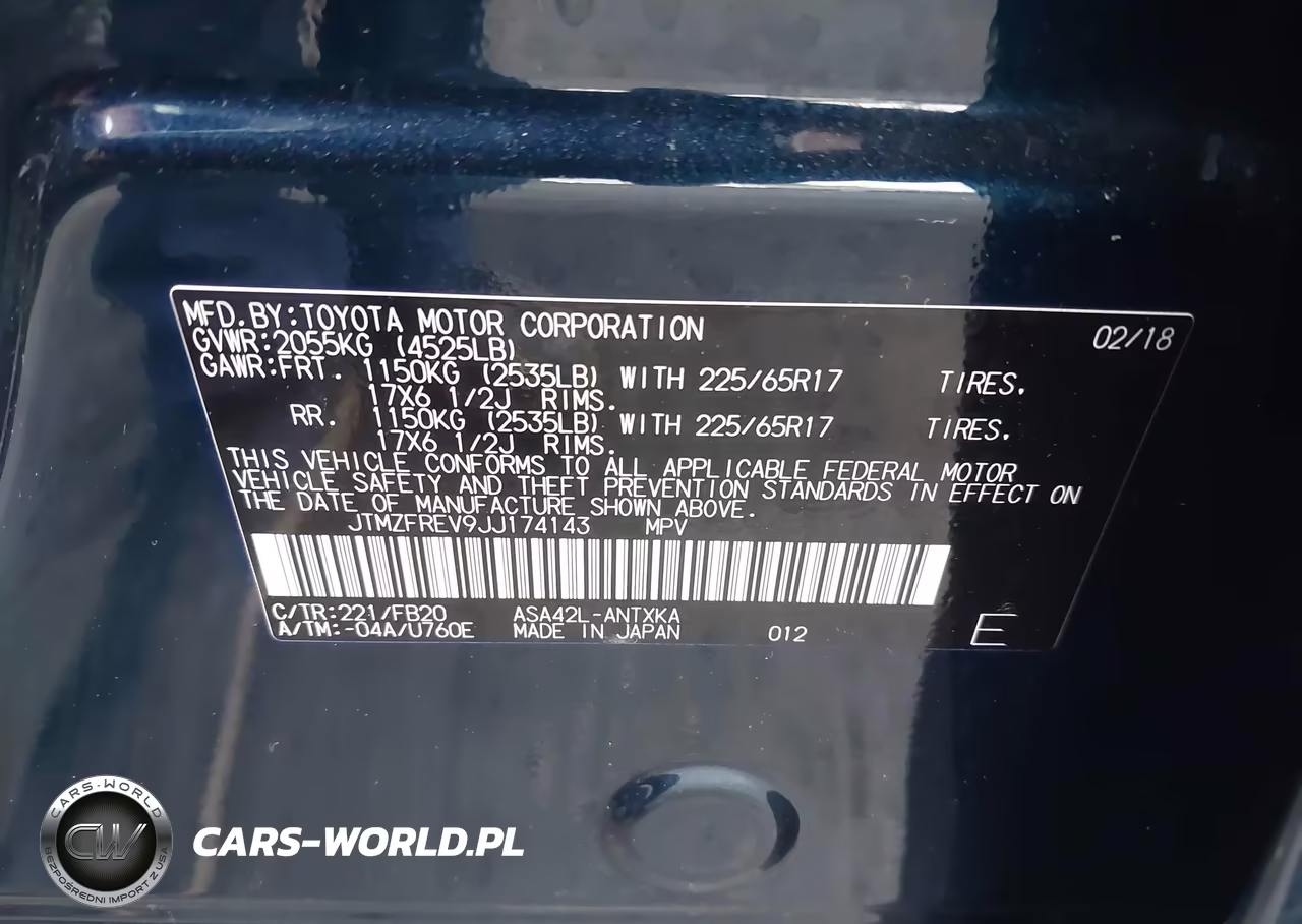2018 Toyota Rav4 Le VIN:JTMZFREV9JJ174143 - 9