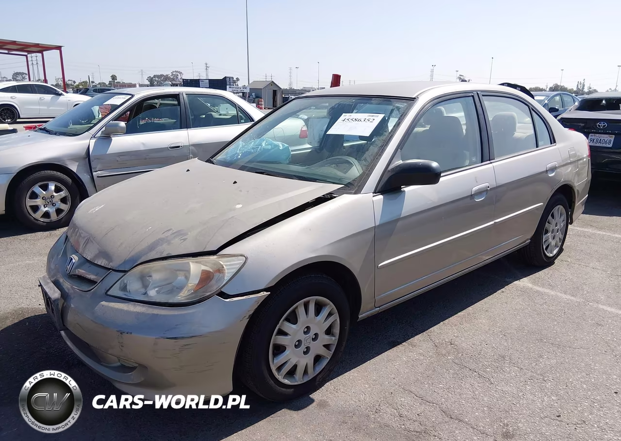 2004 Honda Civic Lx VIN:2HGES165X4H538152 - 2