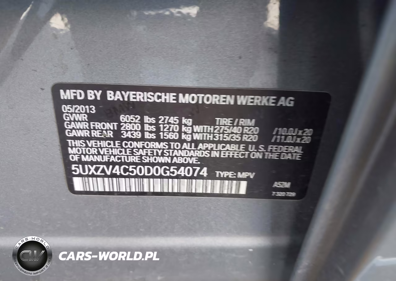 2013 BMW X5 xDrive35I-xDrive35I Premium-xDrive35I Sport Activity VIN:5UXZV4C50D0G54074 - 9