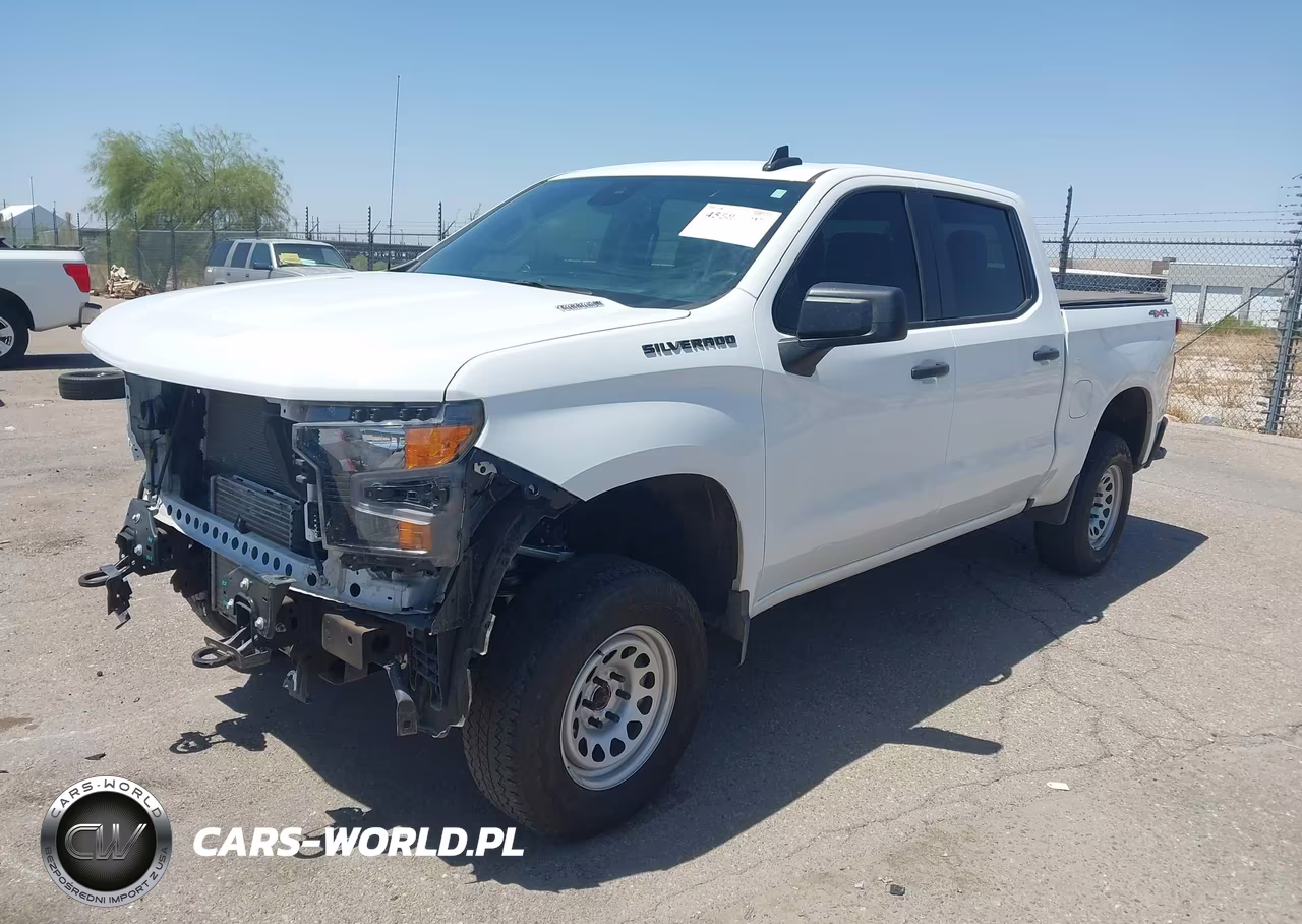 2025 Chevrolet Silverado 1500 4Wd Short Bed Wt VIN:1GCPKAEK6SZ280658 - 2