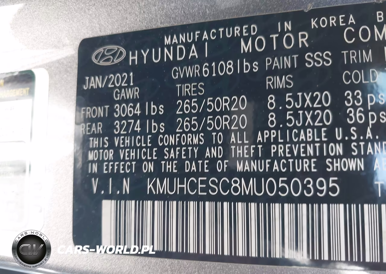 2021 Genesis Gv80 3.5T Awd VIN:KMUHCESC8MU050395 - 9