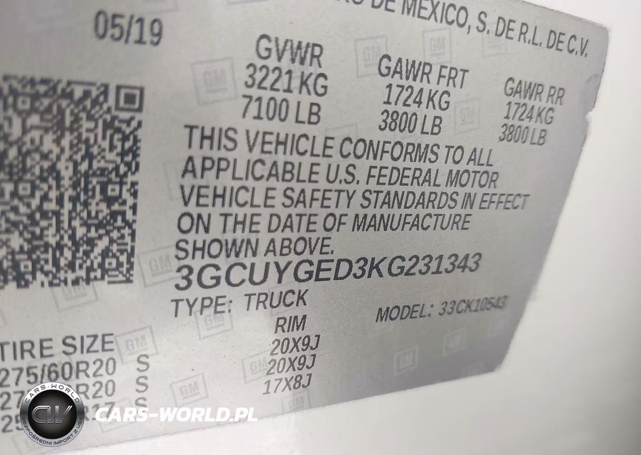 2019 Chevrolet Silverado 1500 Ltz VIN:3GCUYGED3KG231343 - 9