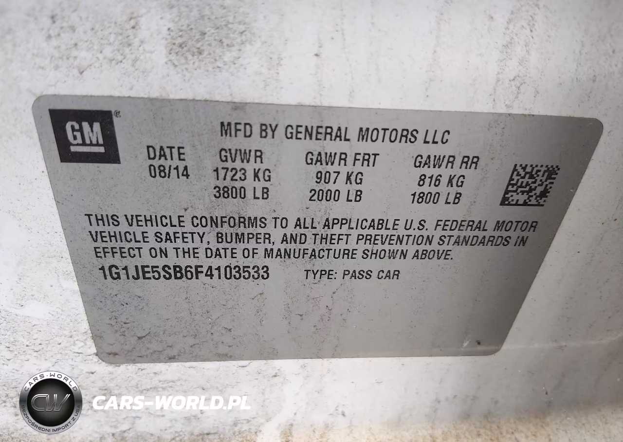 2015 Chevrolet Sonic Ltz Auto VIN:1G1JE5SB6F4103533 - 9