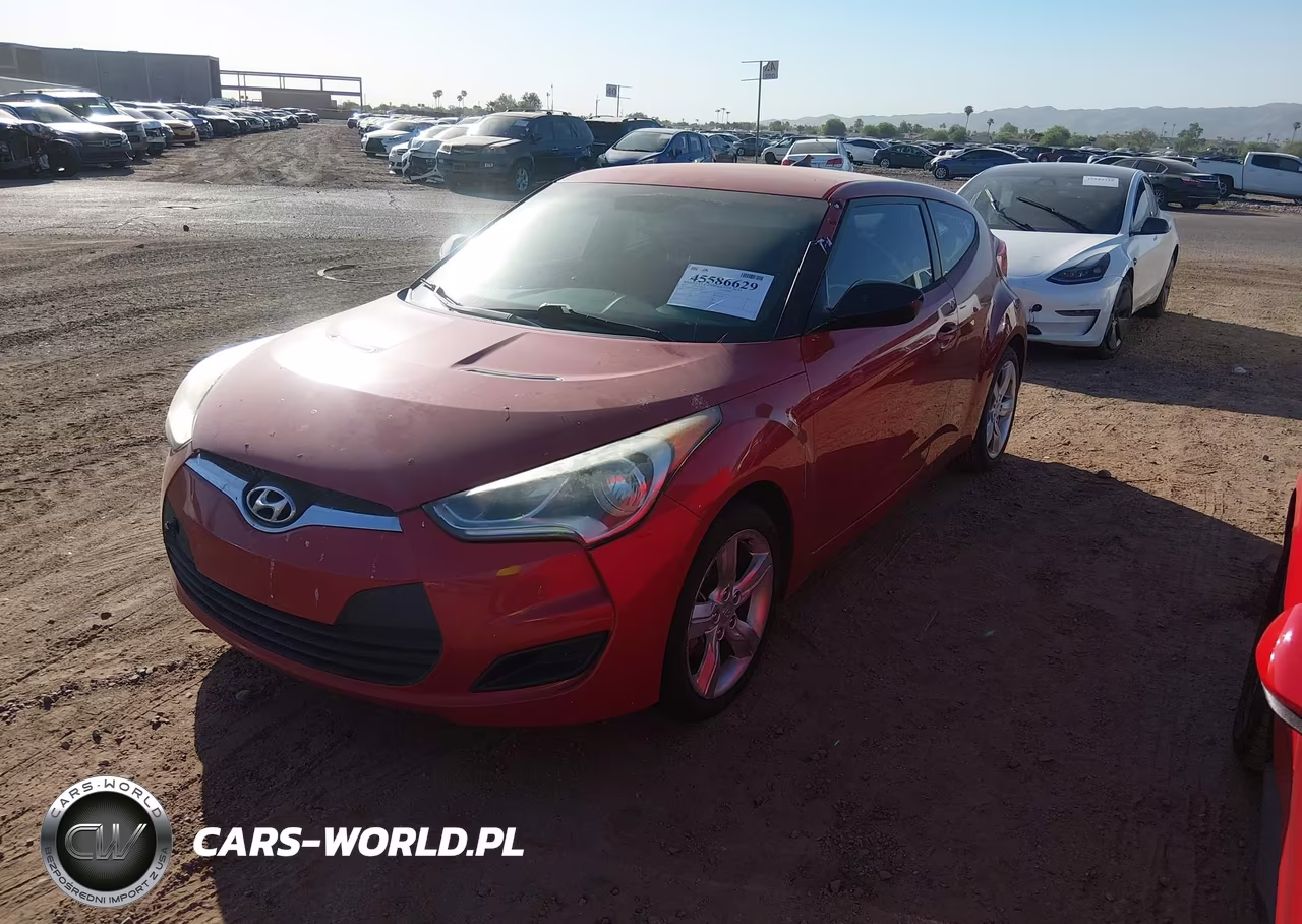 2013 Hyundai Veloster Base W-Black VIN:KMHTC6AD0DU105737 - 2