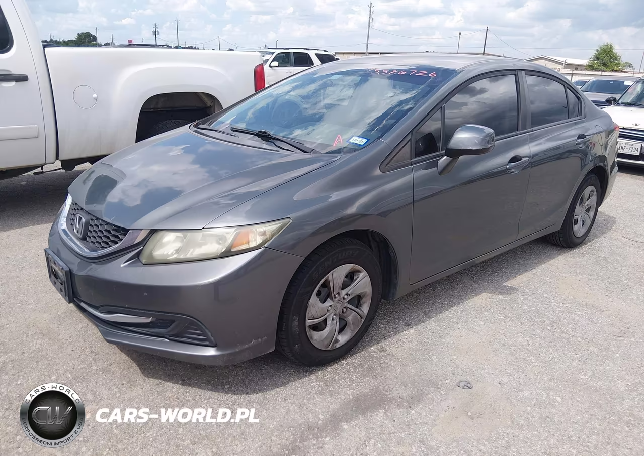 2013 Honda Civic Lx VIN:2HGFB2F51DH302094 - 2