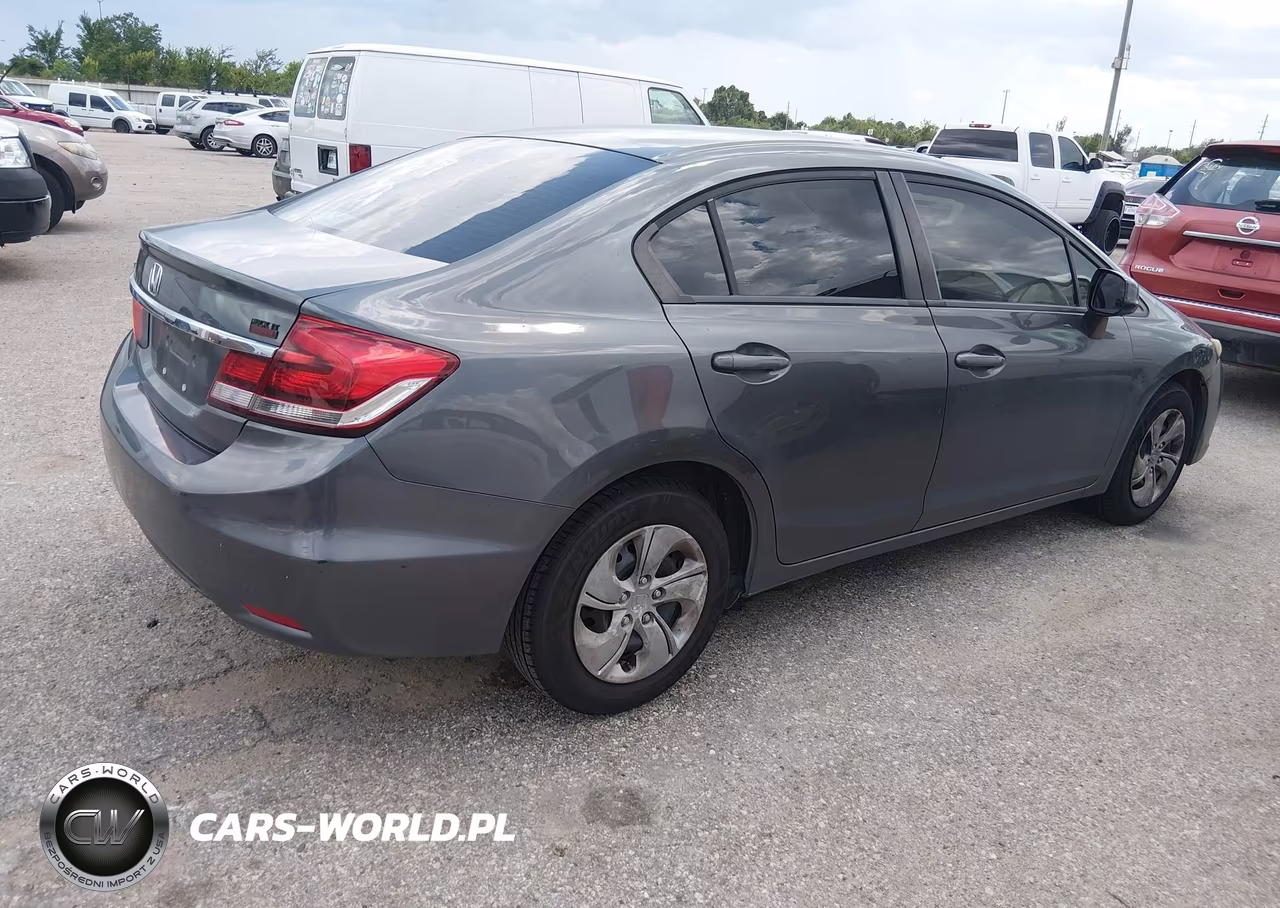 2013 Honda Civic Lx VIN:2HGFB2F51DH302094 - 4