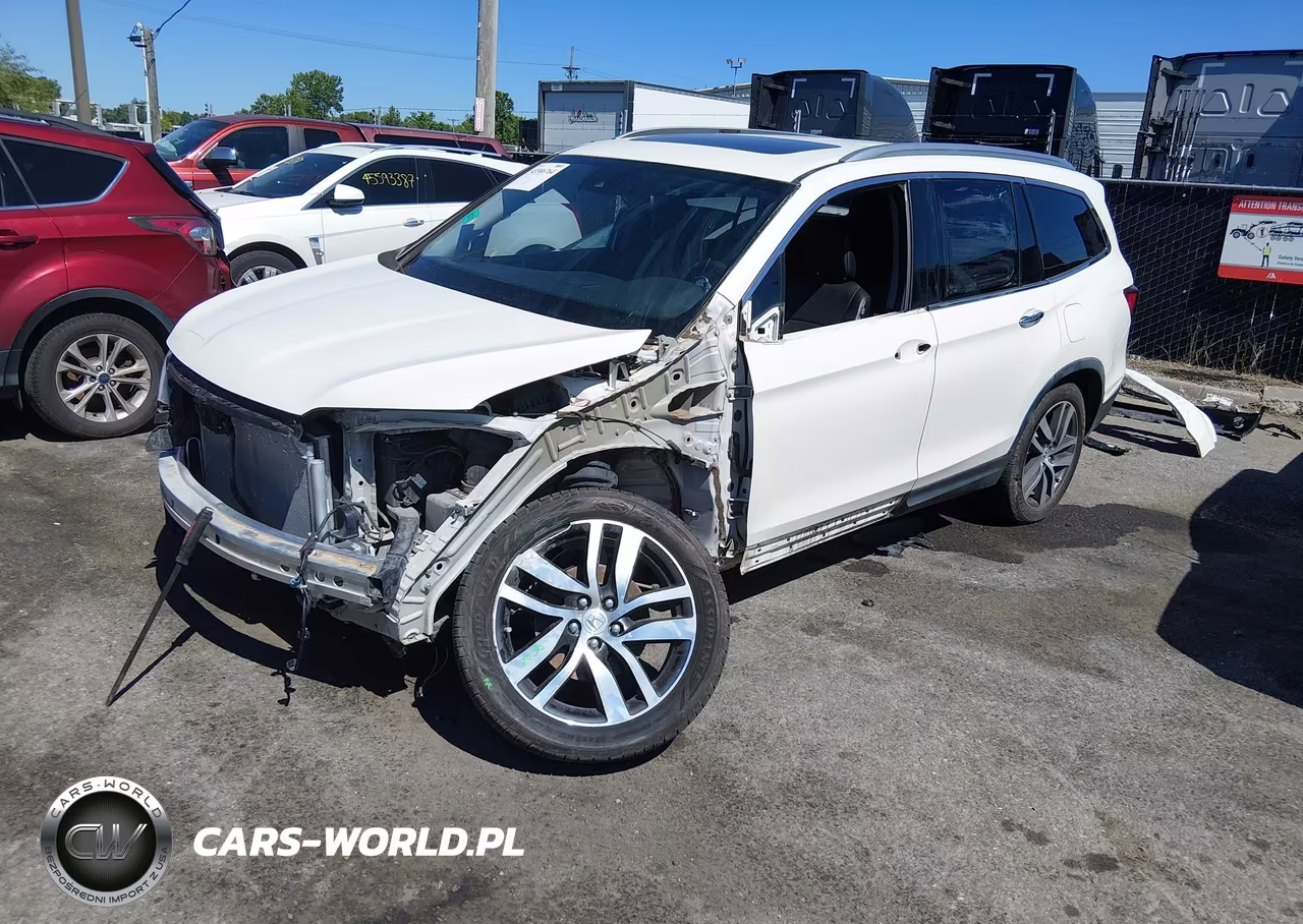 2017 Honda Pilot Touring VIN:5FNYF6H93HB060598 - 2