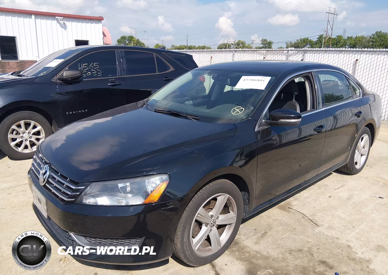 2013 Volkswagen Passat 2.0L Tdi Se VIN:1VWBN7A37DC044560 - 2