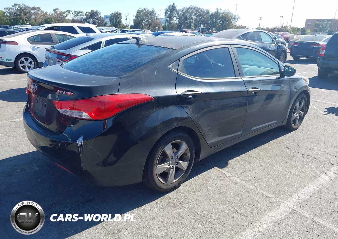 2012 Hyundai Elantra Gls (Ulsan Plant) VIN:KMHDH4AE3CU273969 - 4