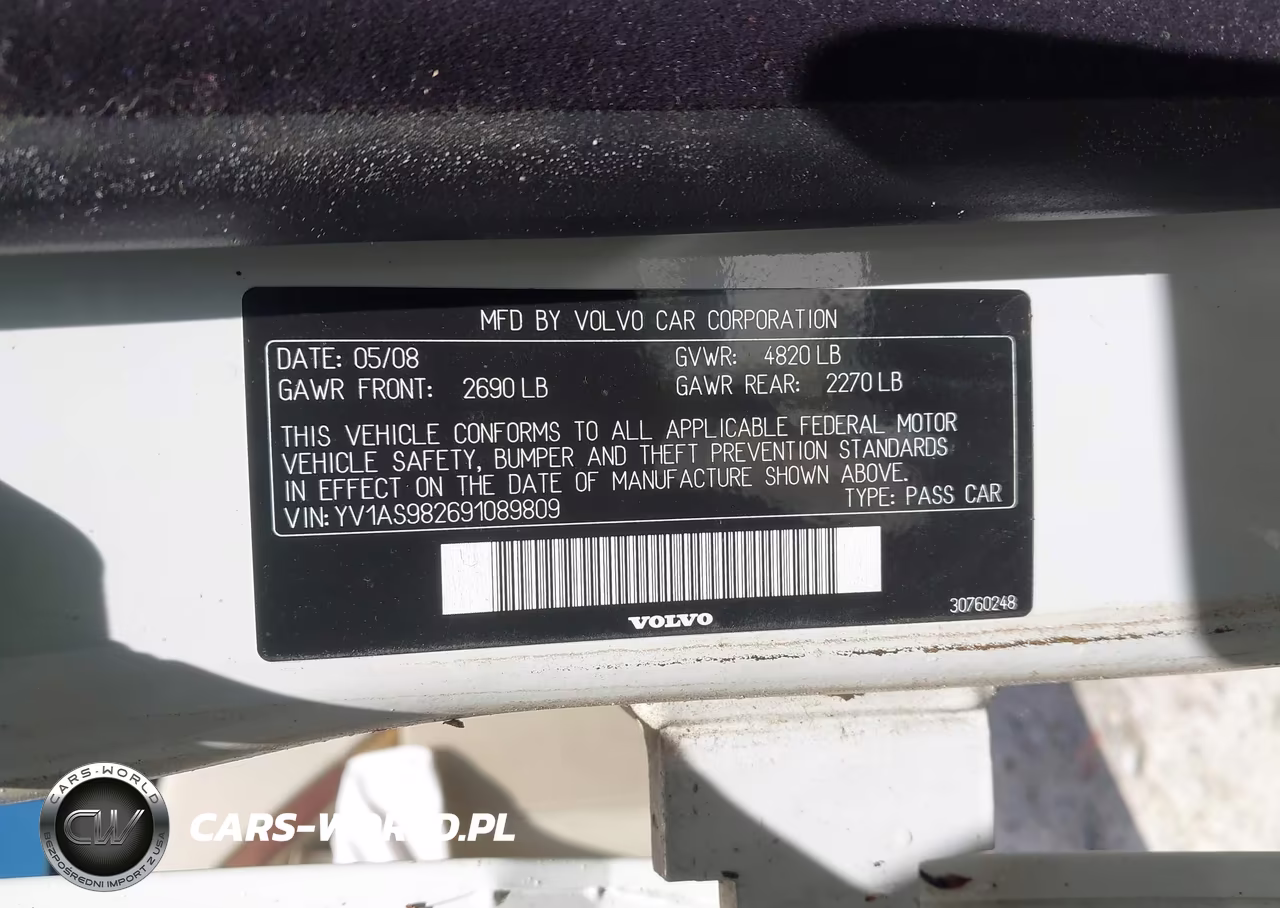 2009 Volvo S80 3.2 VIN:YV1AS982691089809 - 9