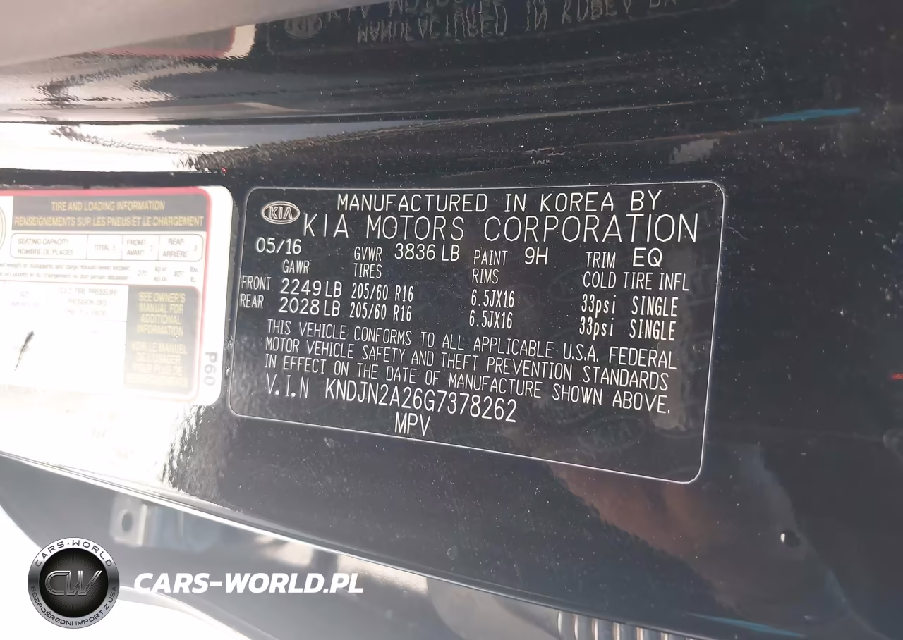 2016 Kia Soul VIN:KNDJN2A26G7378262 - 9