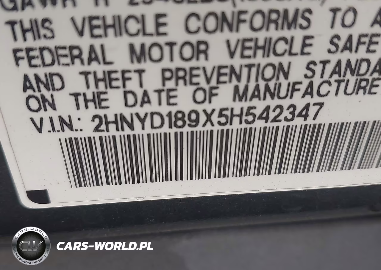 2005 Acura Mdx VIN:2HNYD189X5H542347 - 9