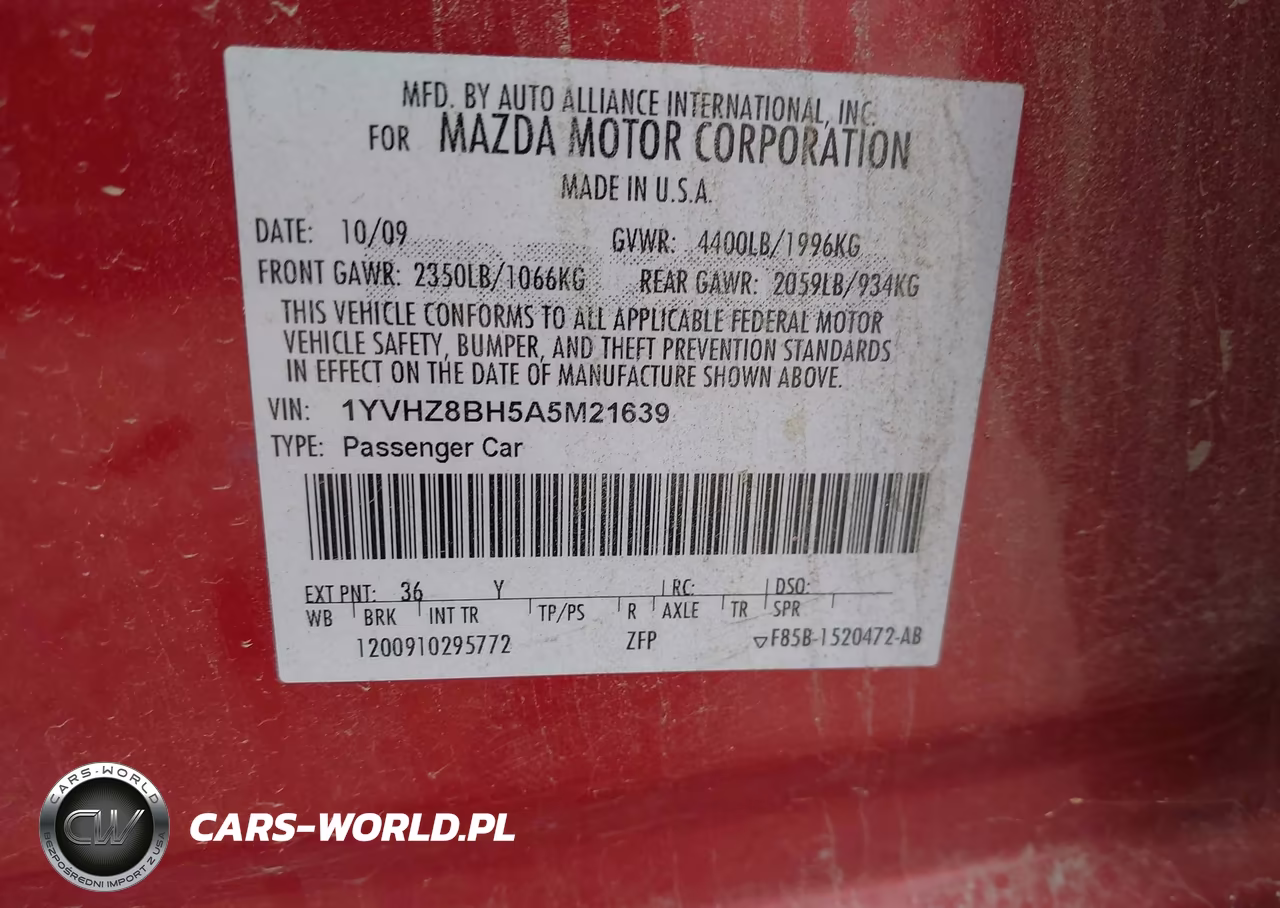 2010 Mazda Mazda6 I Sport VIN:1YVHZ8BH5A5M21639 - 9