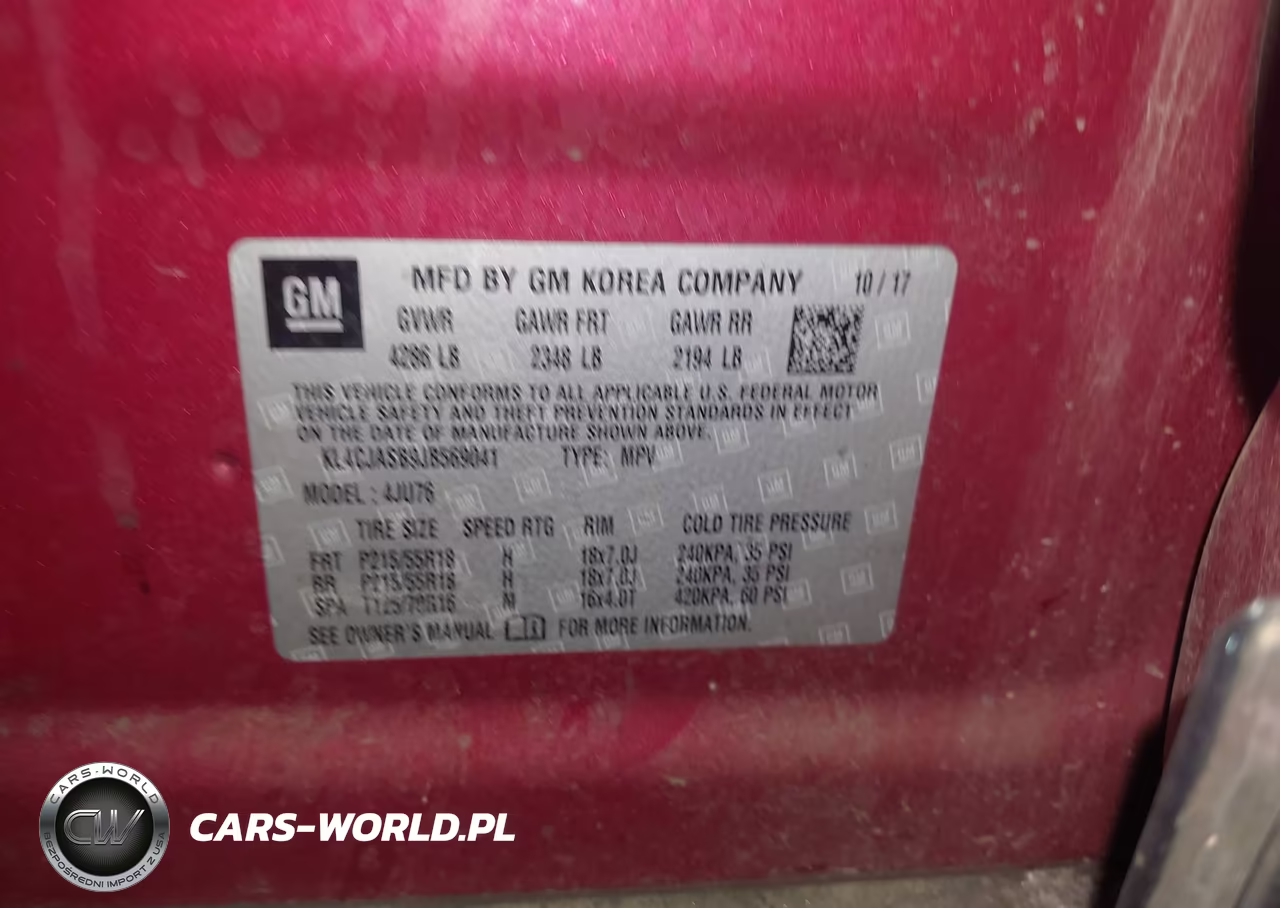 2018 Buick Encore Preferred VIN:KL4CJASB9JB569041 - 9