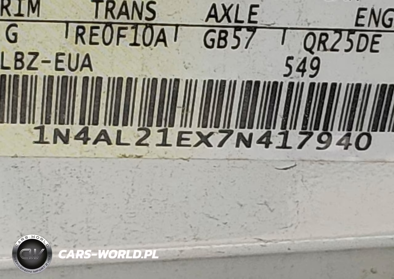 2007 Nissan Altima 2.5 S VIN:1N4AL21EX7N417940 - 9