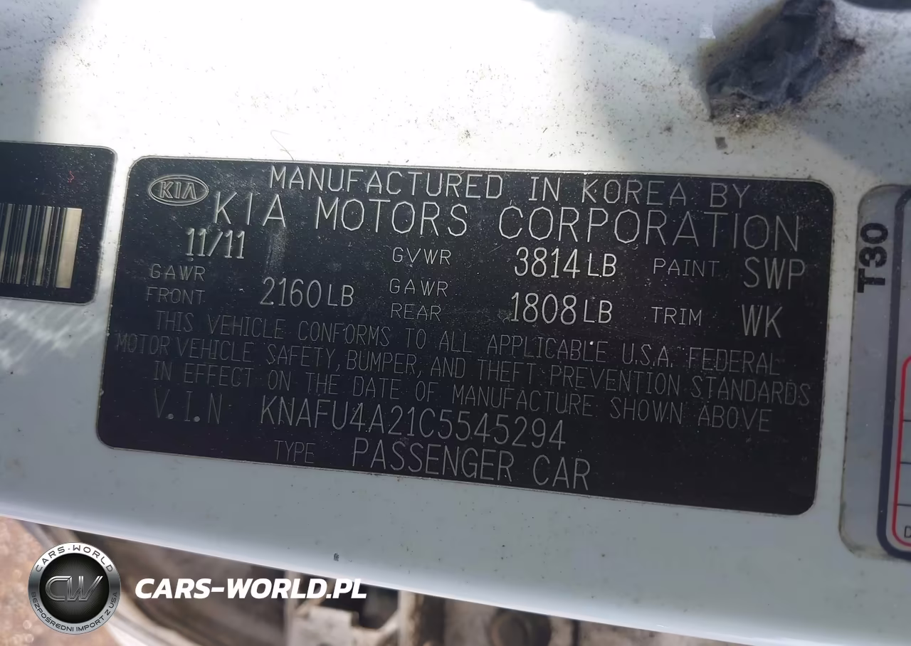 2012 Kia Forte Ex VIN:KNAFU4A21C5545294 - 9