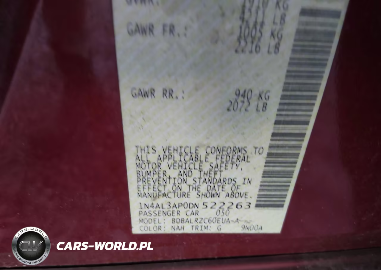 2013 Nissan Altima 2.5 S VIN:1N4AL3AP0DN522263 - 9