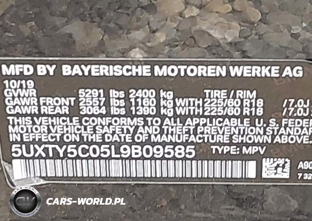 2020 BMW X3 xDrive30I VIN:5UXTY5C05L9B09585 - 9