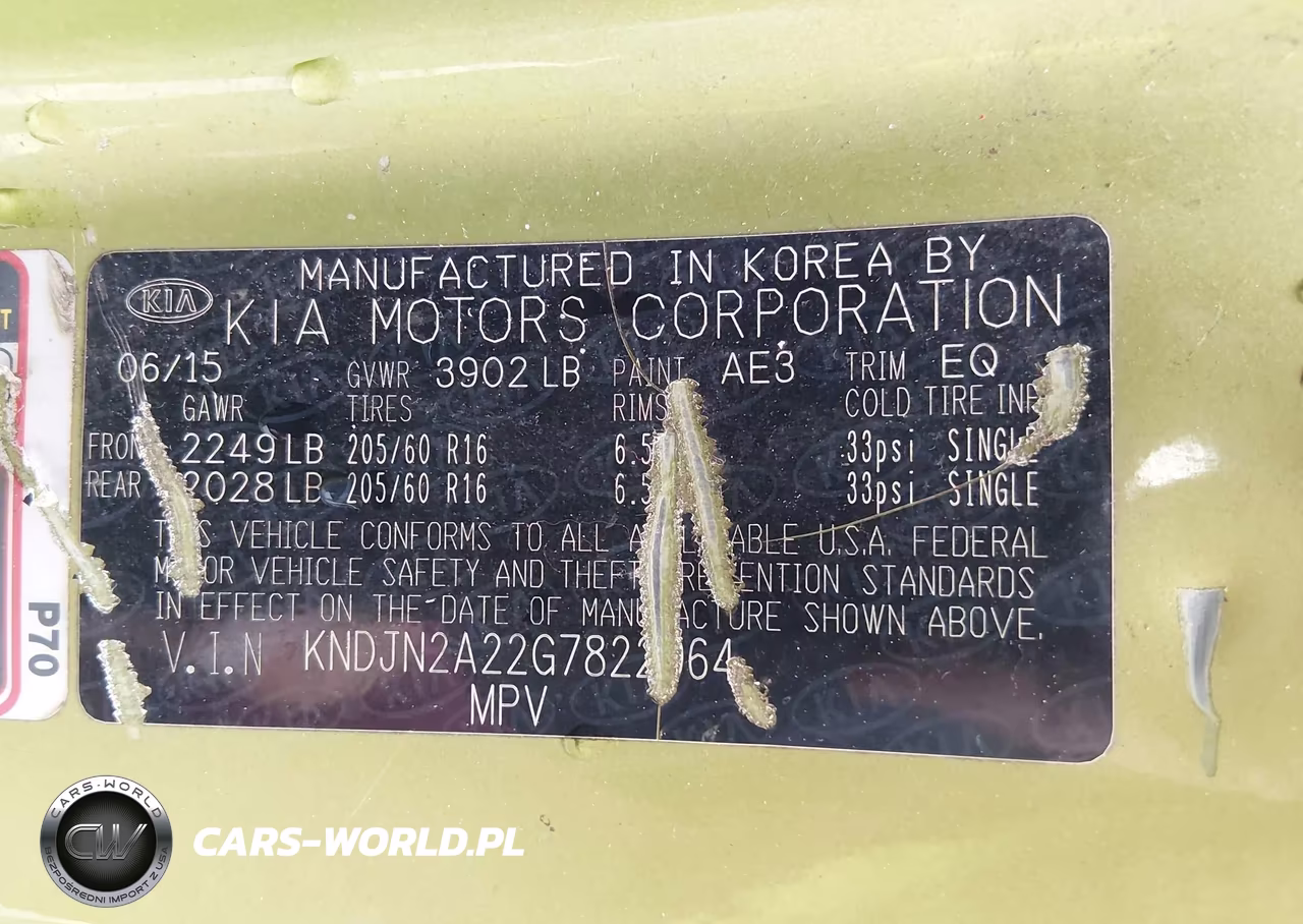2016 Kia Soul VIN:KNDJN2A22G7822964 - 9
