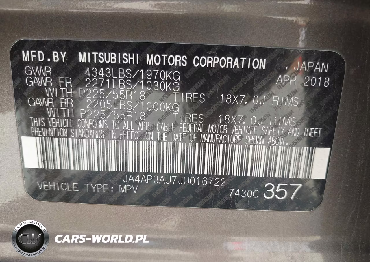 2018 Mitsubishi Outlander Sport 2.0 Es VIN:JA4AP3AU7JU016722 - 9
