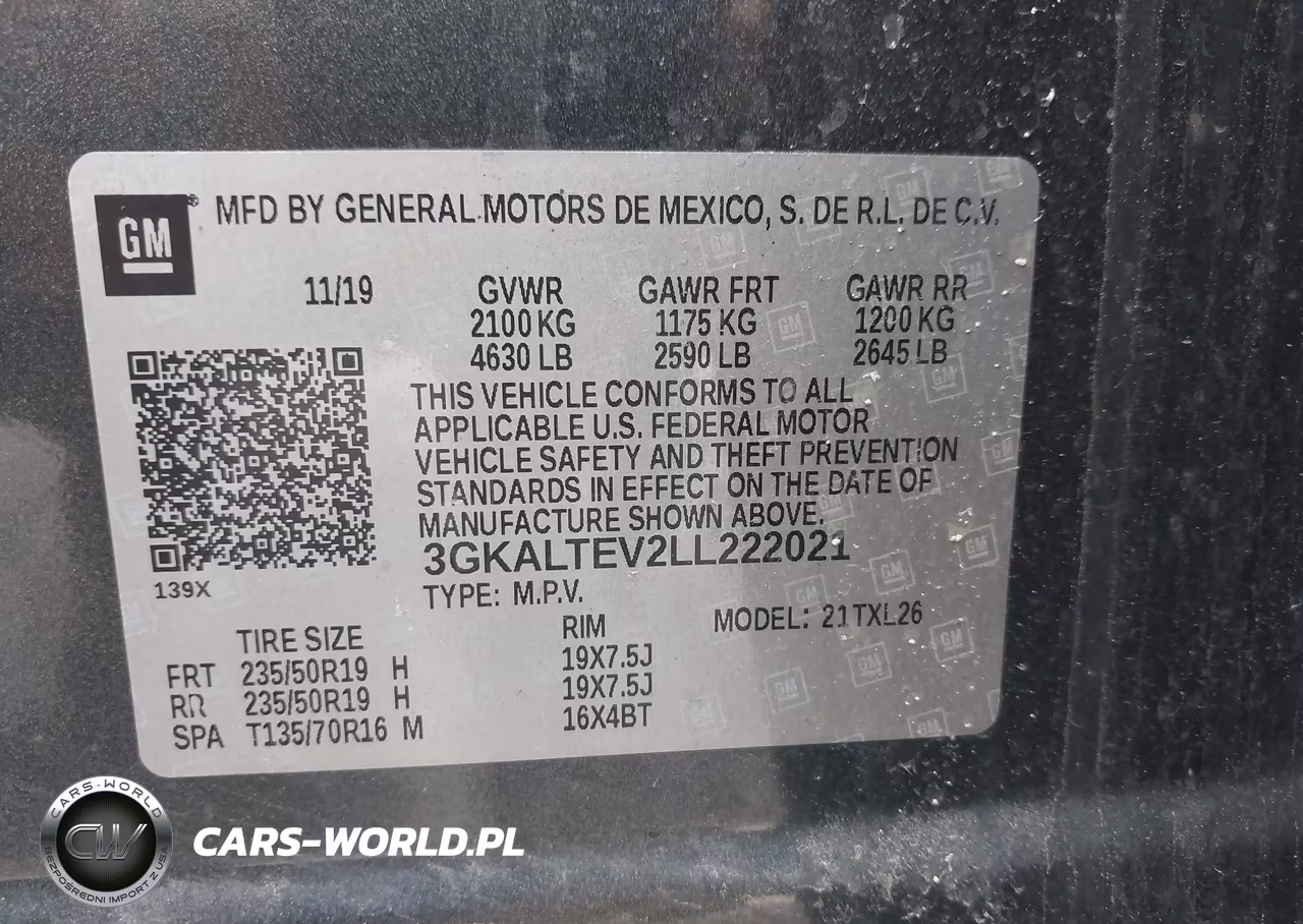 2020 GMC Terrain Awd Sle VIN:3GKALTEV2LL222021 - 9