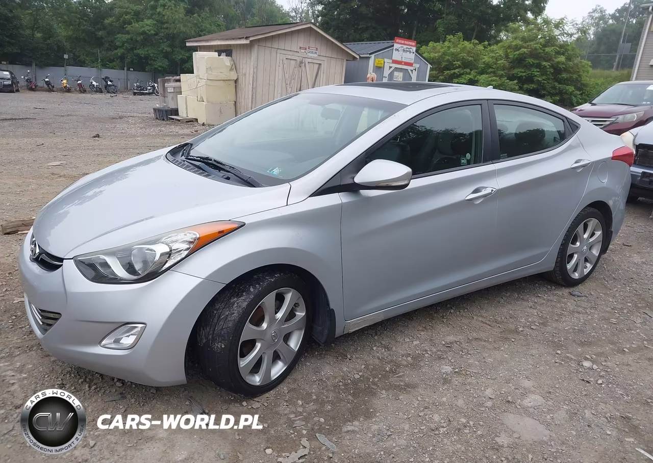 2012 Hyundai Elantra Limited VIN:5NPDH4AE4CH111735 - 2