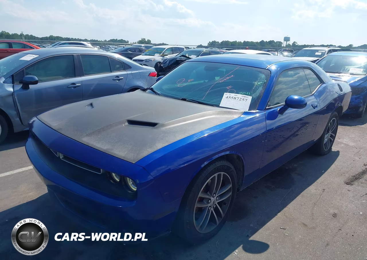 2019 Dodge Challenger Sxt Awd VIN:2C3CDZGG9KH607235 - 2