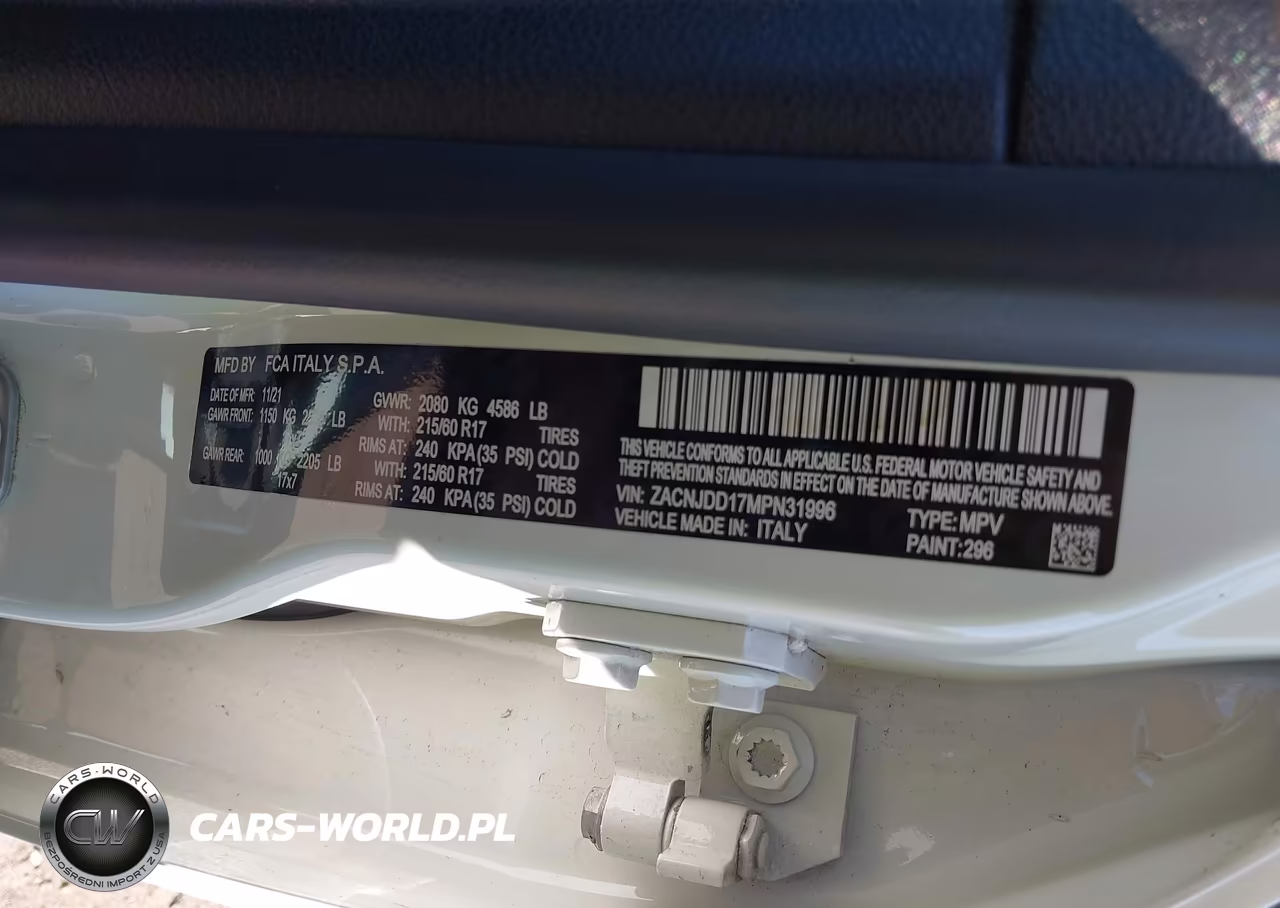 2021 Jeep Renegade Limited 4X4 VIN:ZACNJDD17MPN31996 - 9