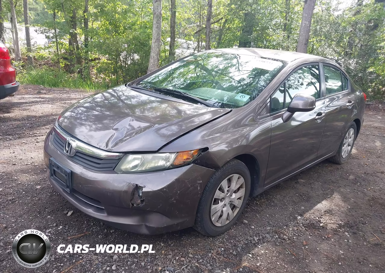 2012 Honda Civic Lx VIN:2HGFB2F5XCH503460 - 2
