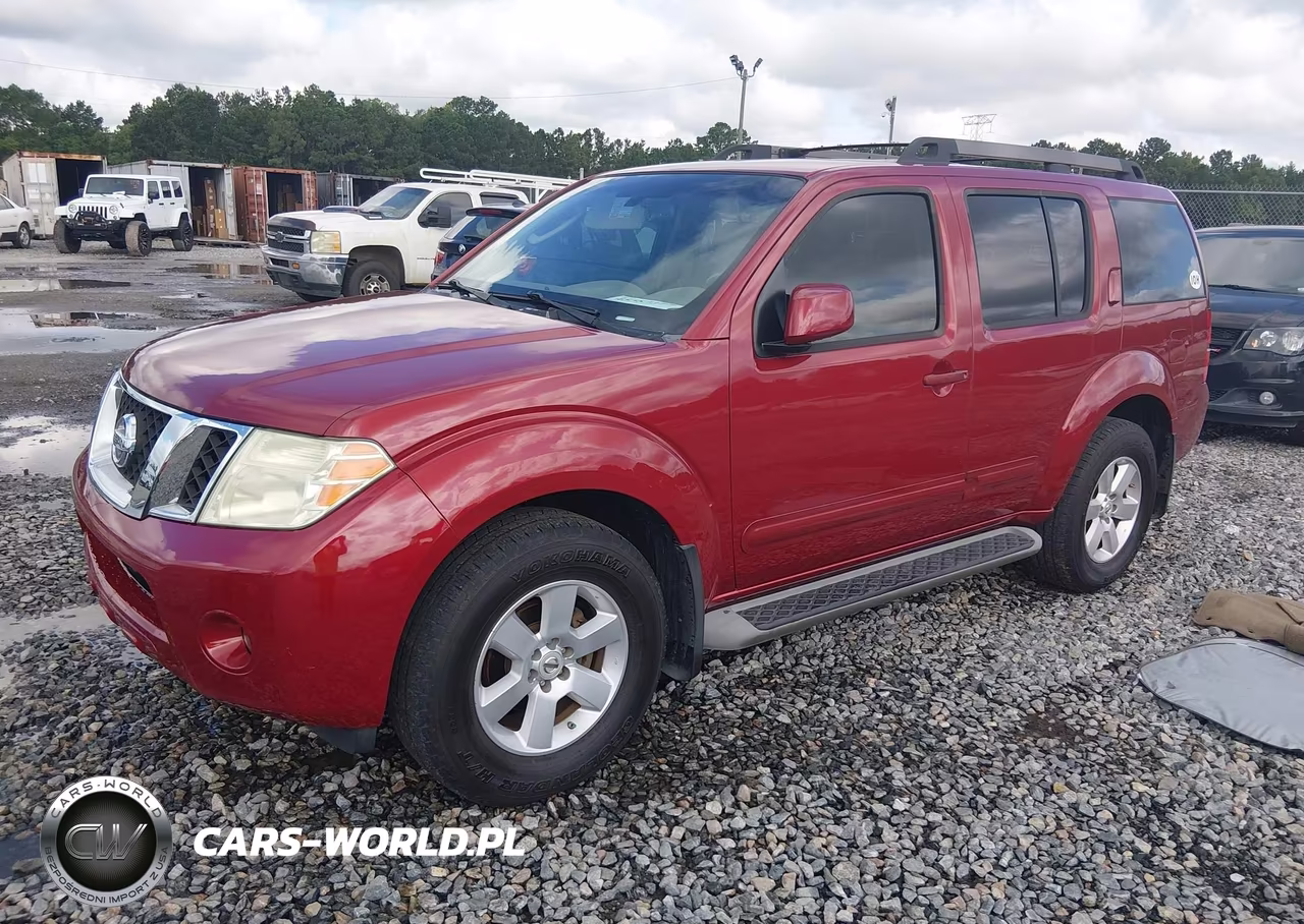 2008 Nissan Pathfinder Se VIN:5N1AR18U68C646544 - 2