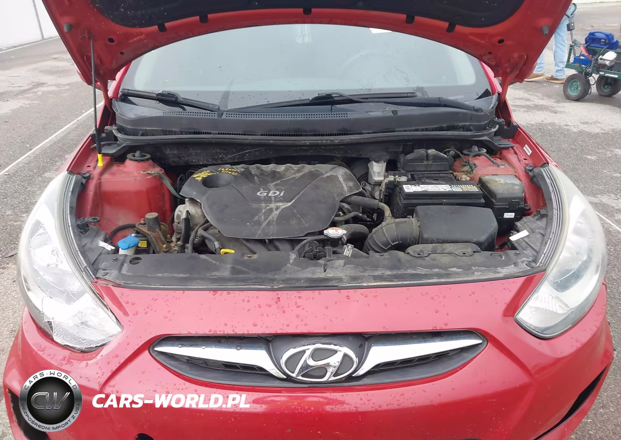 2014 Hyundai Accent Gls VIN:KMHCT4AE6EU741206 - 10