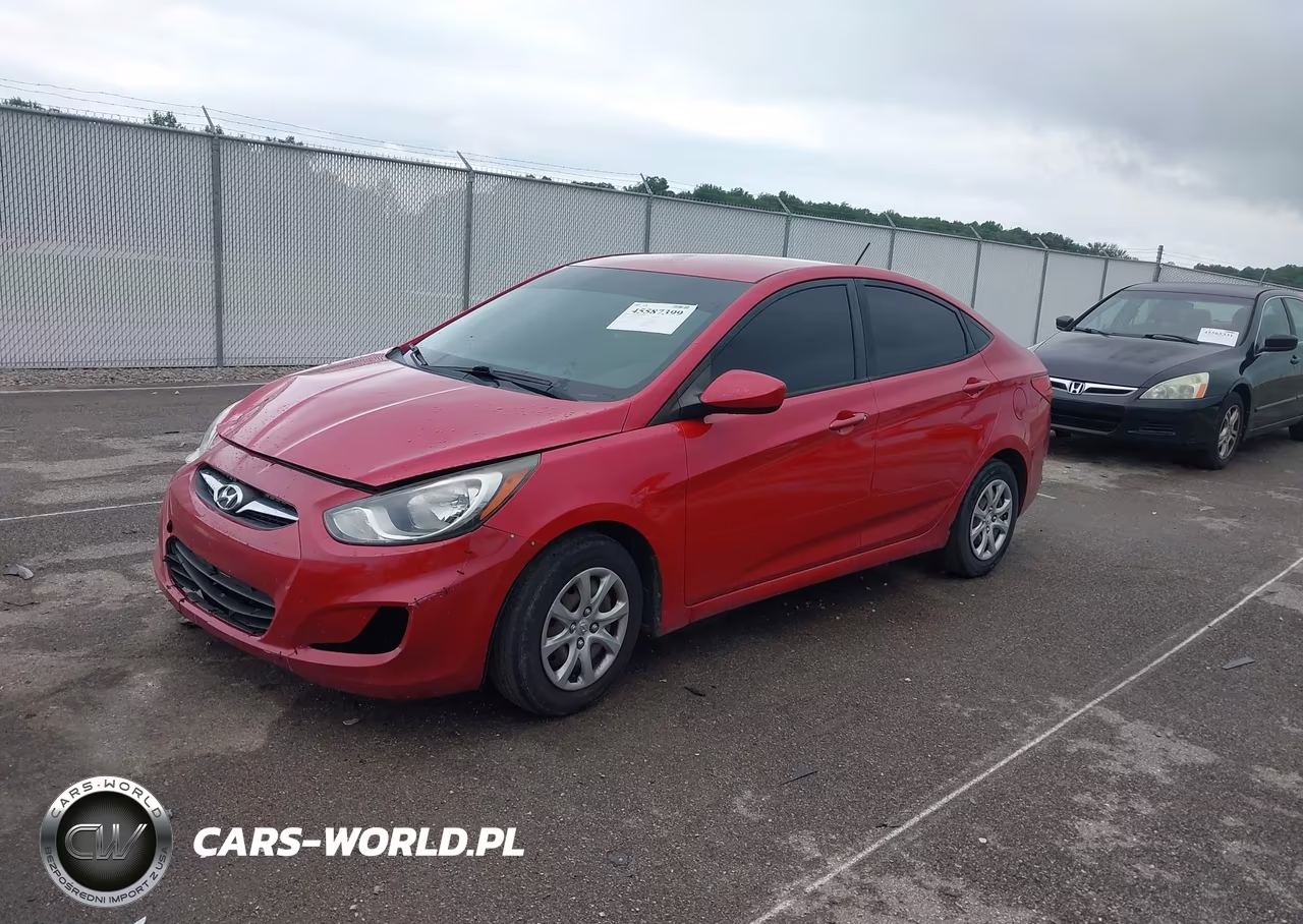 2014 Hyundai Accent Gls VIN:KMHCT4AE6EU741206 - 2