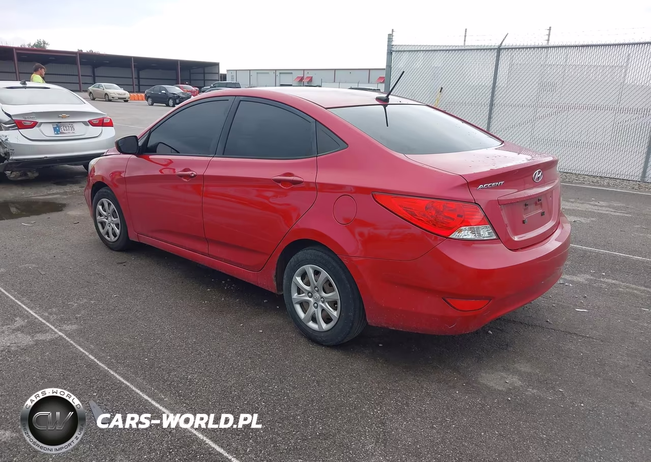 2014 Hyundai Accent Gls VIN:KMHCT4AE6EU741206 - 3
