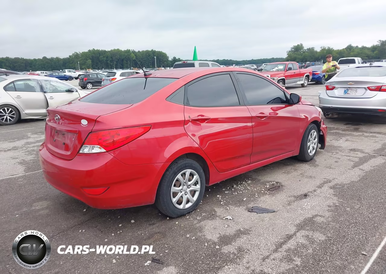 2014 Hyundai Accent Gls VIN:KMHCT4AE6EU741206 - 4