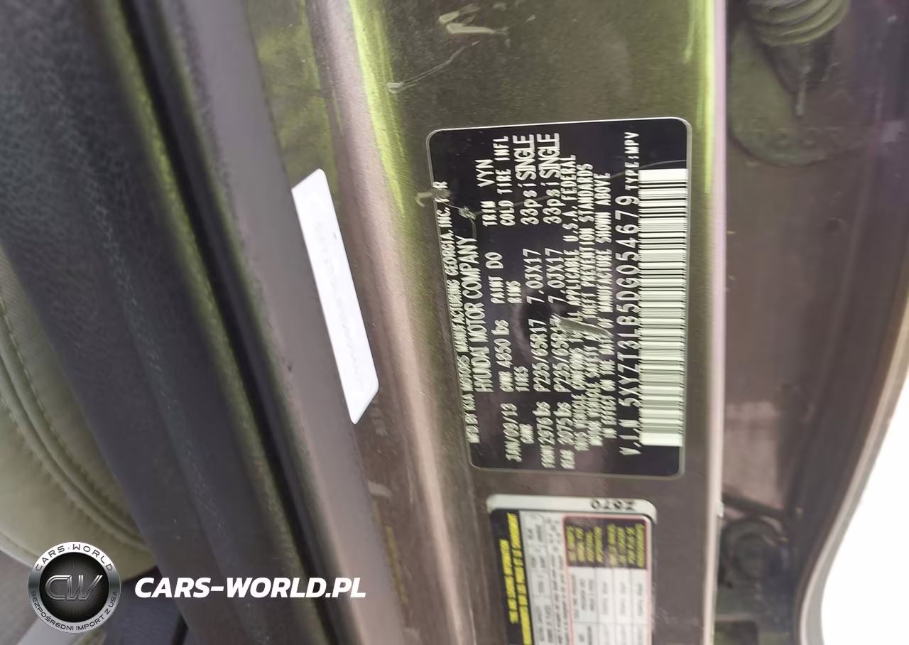 2013 Hyundai Santa Fe Sport VIN:5XYZT3LB5DG054679 - 9