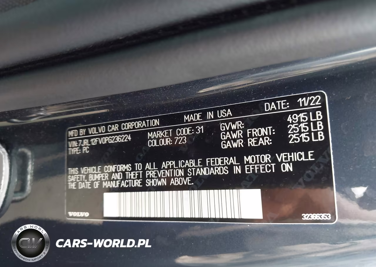 2023 Volvo S60 B5 Core Dark Theme VIN:7JRL12FV0PG236224 - 9
