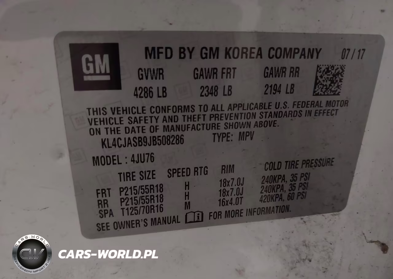 2018 Buick Encore Preferred VIN:KL4CJASB9JB508286 - 9