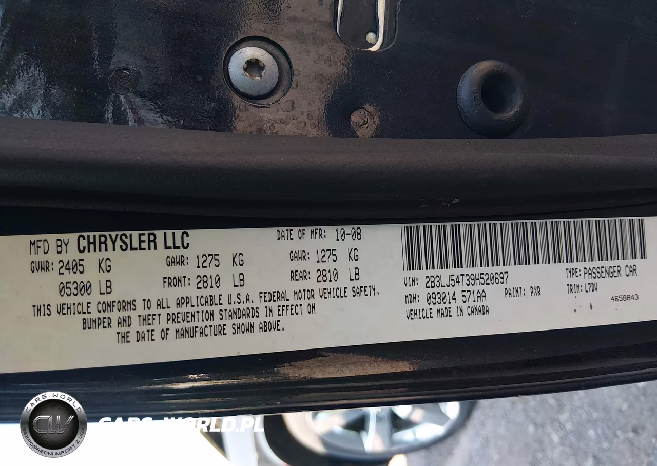 2009 Dodge Challenger R-T VIN:2B3LJ54T39H520697 - 9