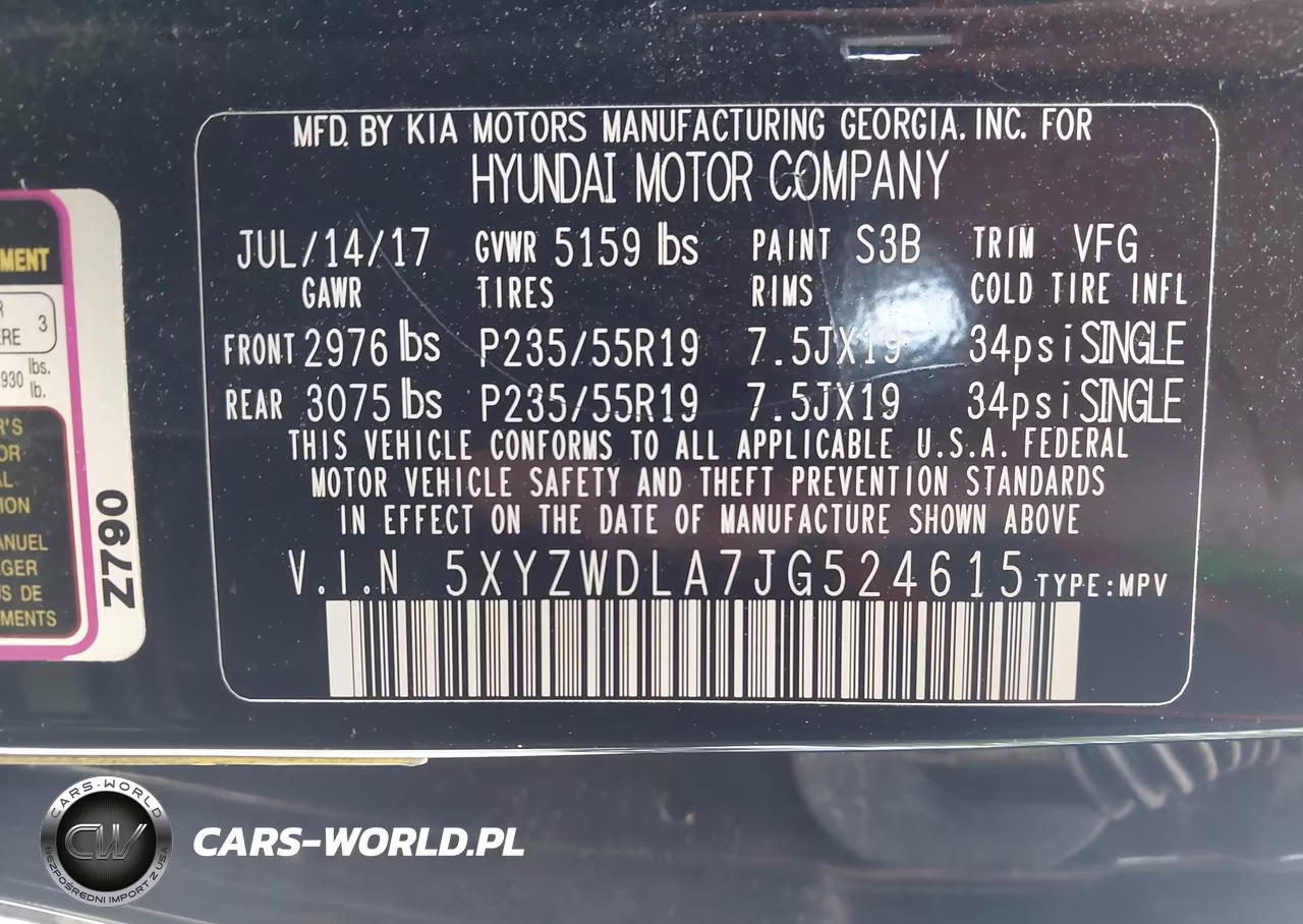 2018 Hyundai Santa Fe Sport 2.0T Ultimate VIN:5XYZWDLA7JG524615 - 9