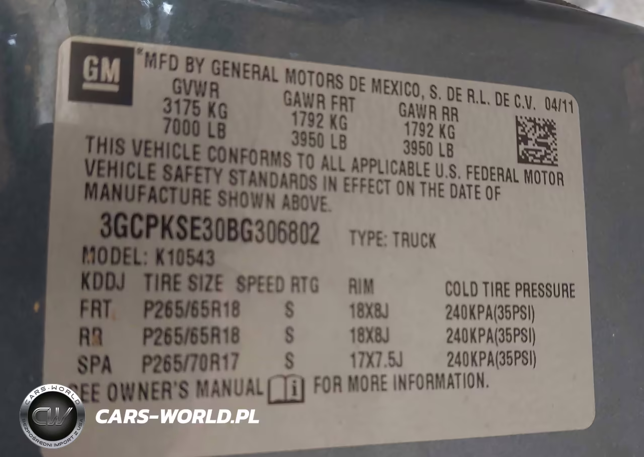 2011 Chevrolet Silverado 1500 Lt VIN:3GCPKSE30BG306802 - 9