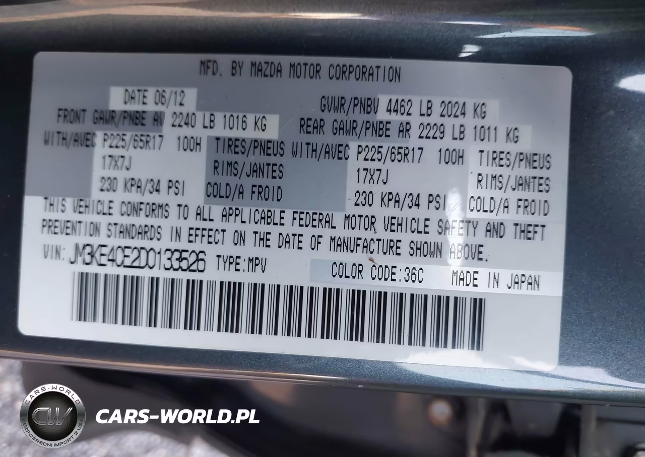 2013 Mazda Cx-5 Touring VIN:JM3KE4CE2D0133526 - 9
