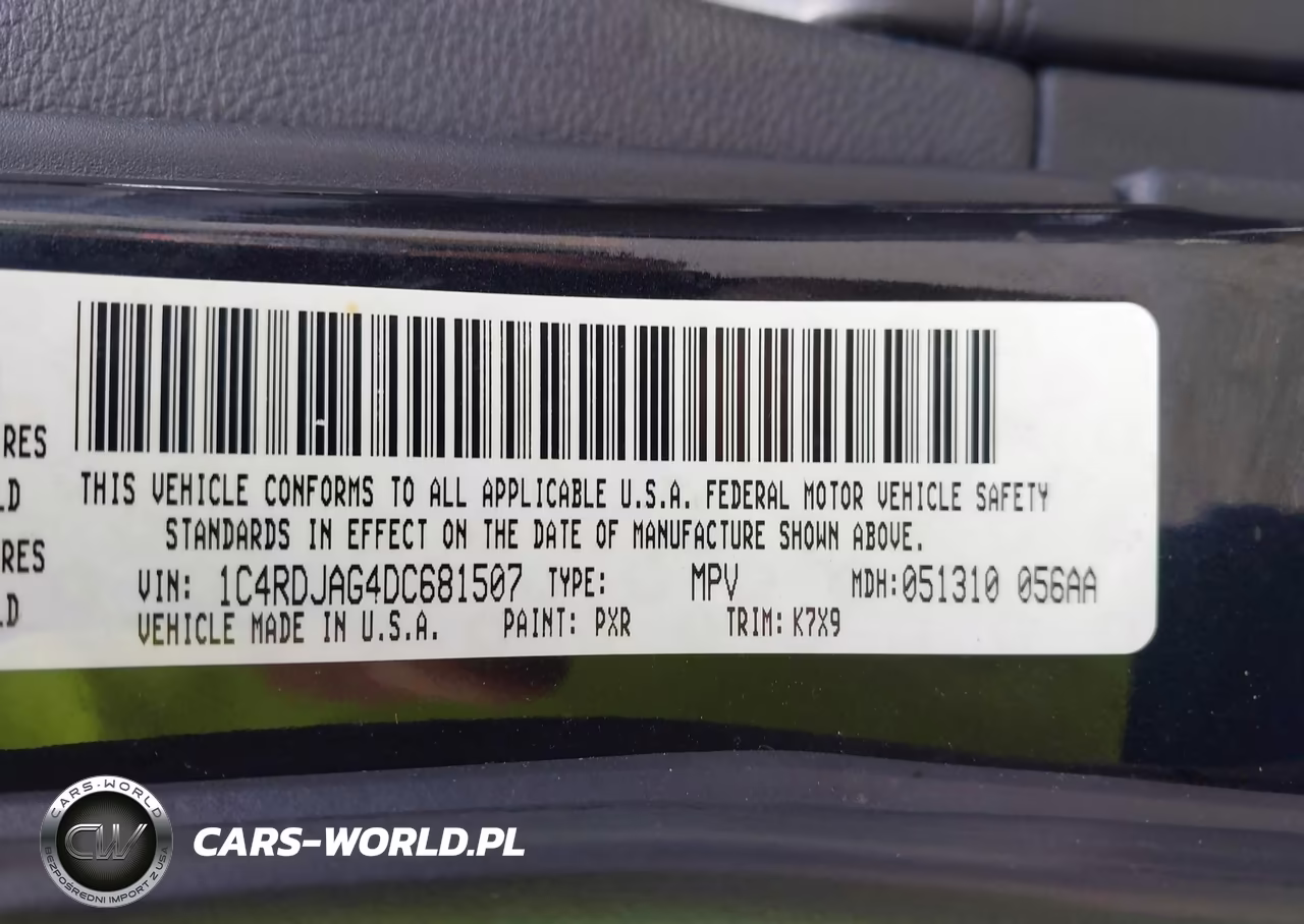 2013 Dodge Durango Sxt VIN:1C4RDJAG4DC681507 - 9