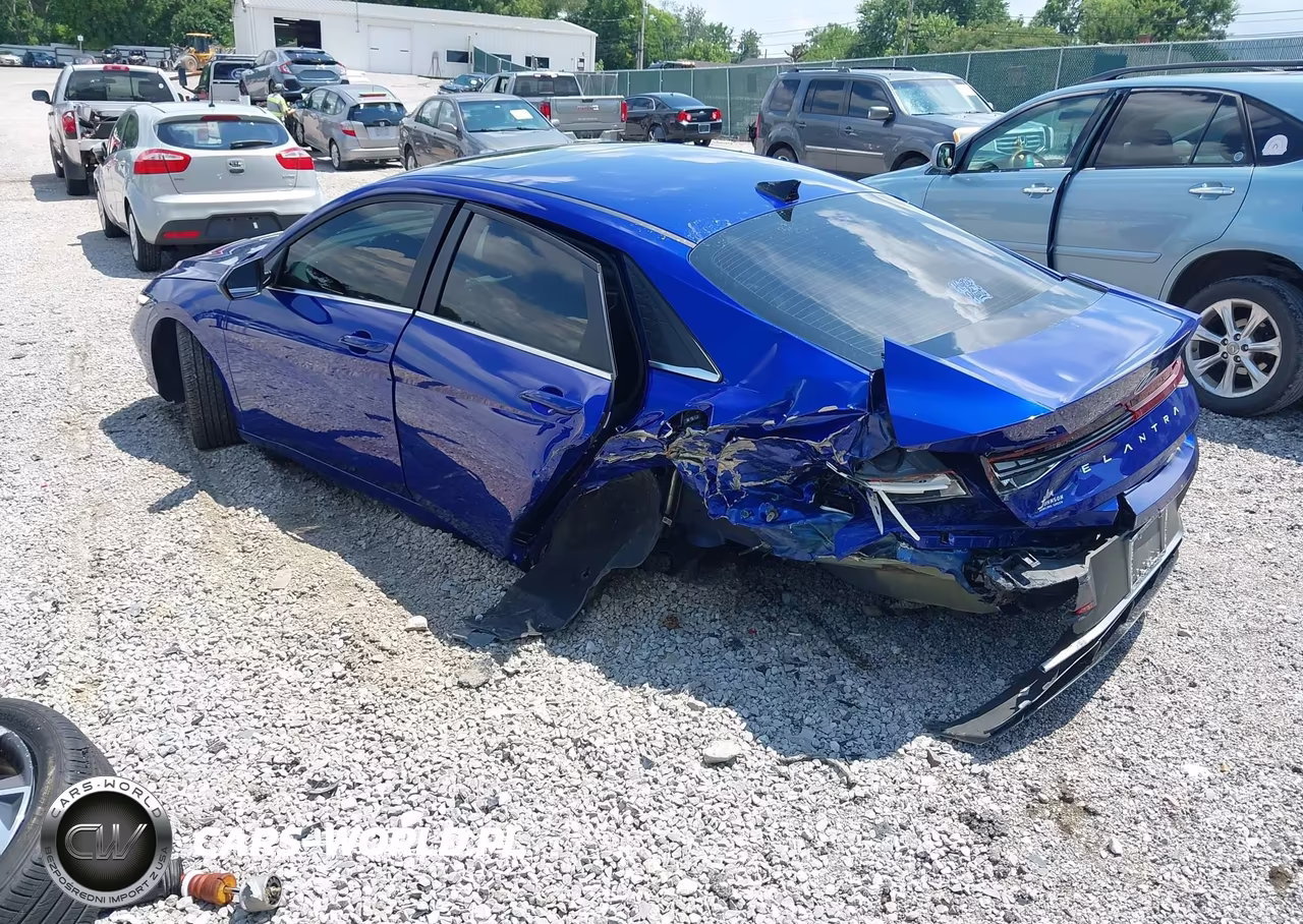 2025 Hyundai Elantra Sel Convenience VIN:KMHLS4DG3SU860987 - 3