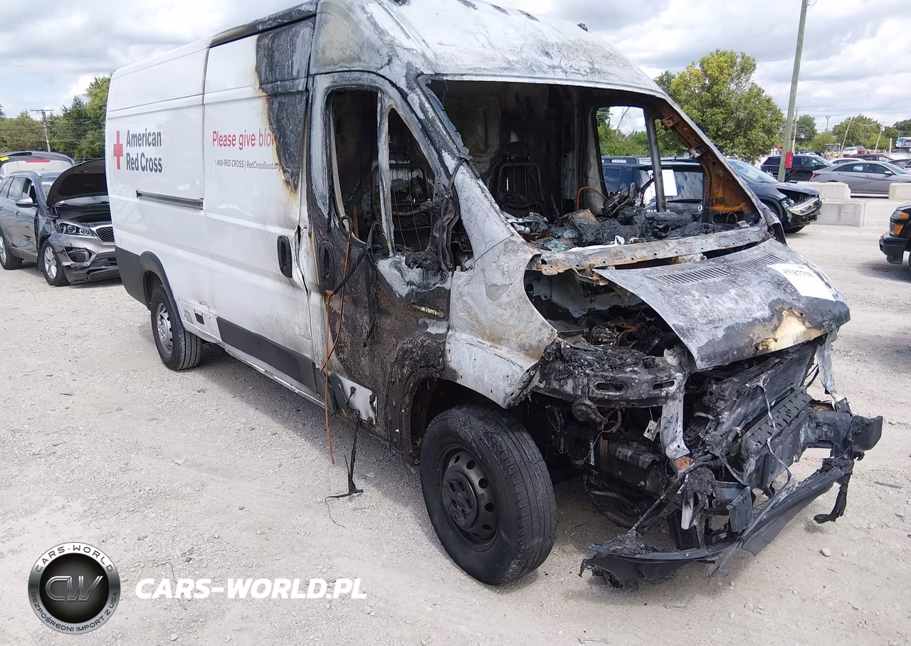 2021 Ram Promaster 3500 Cargo Van High Roof 159 Wb Ext VIN:3C6MRVJG7ME561915 - 1
