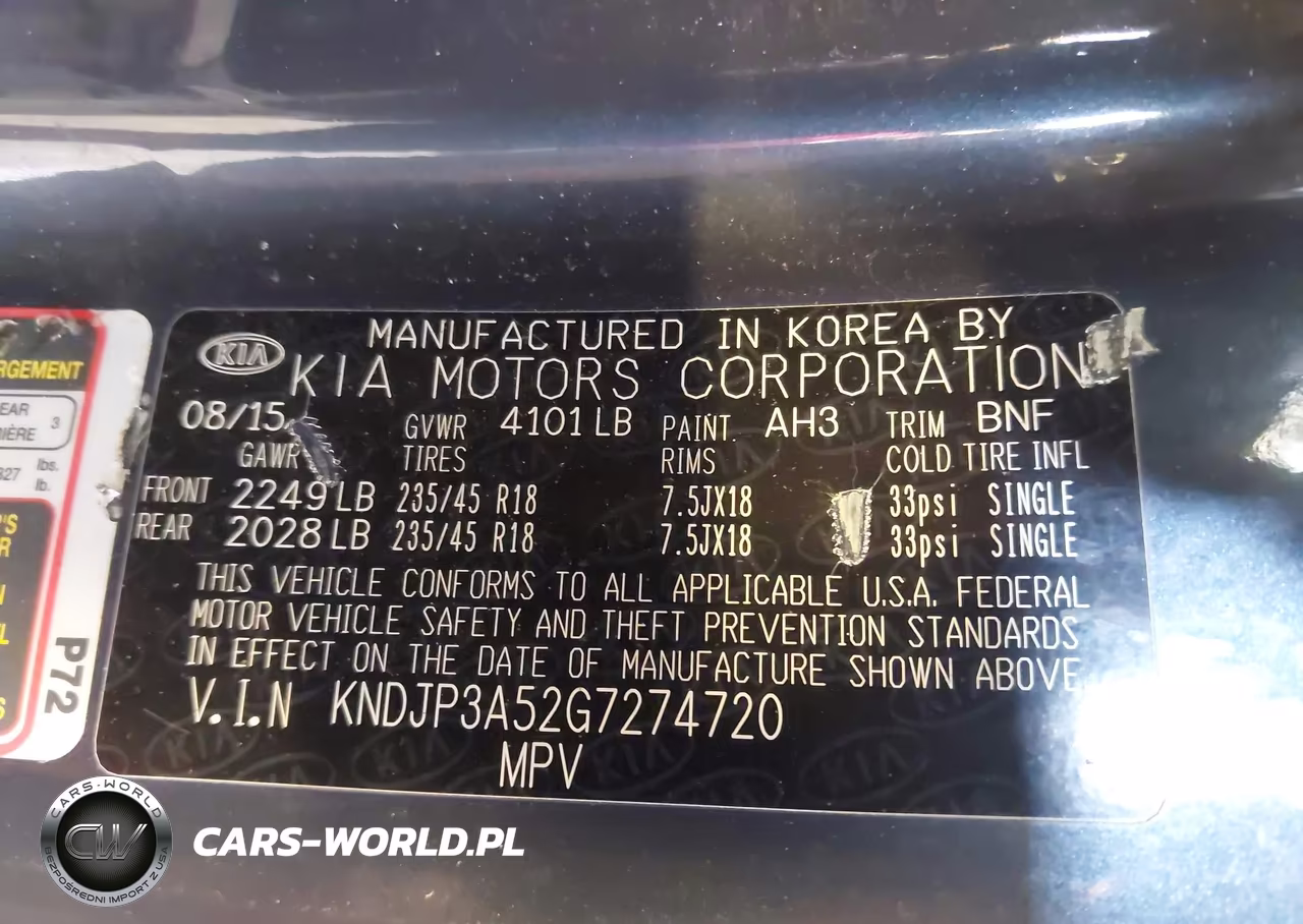 2016 Kia Soul + VIN:KNDJP3A52G7274720 - 9