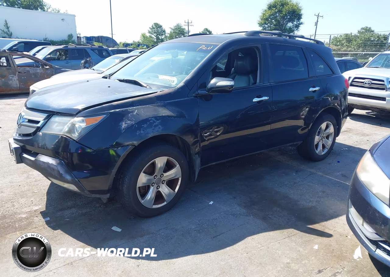 2009 Acura Mdx Sport Package VIN:2HNYD28719H525723 - 2